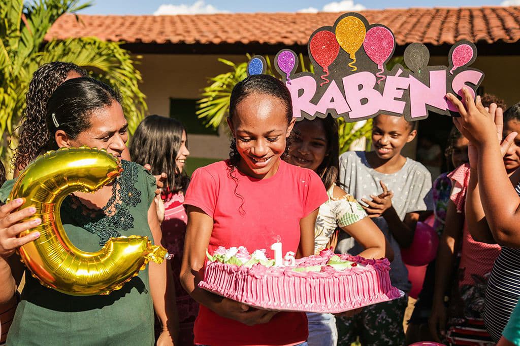 Carla's surprise birthday party.