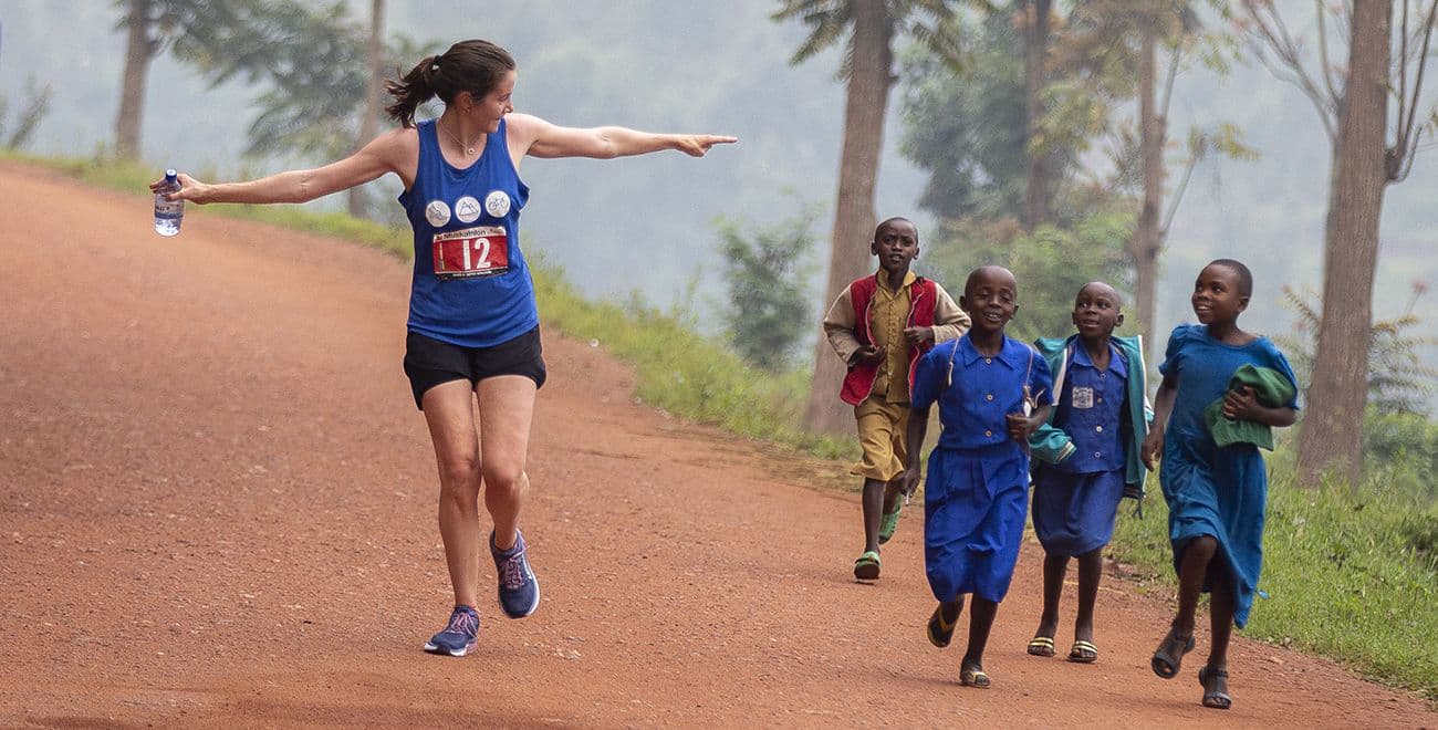 Running marathon overseas